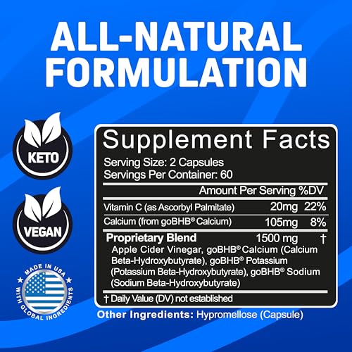 Apple Cider Vinegar Capsules with Keto BHB