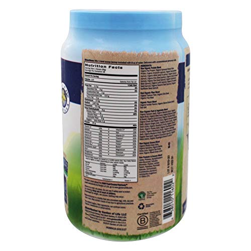 Raw Organic Meal Vanilla for Weight Loss 33.5 oz