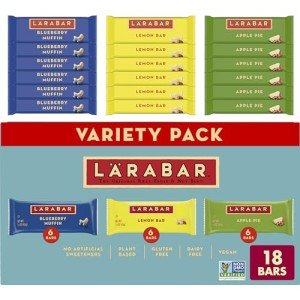 Larabar Variety Pack: Blueberry, Lemon, Apple, Fruit & Nut