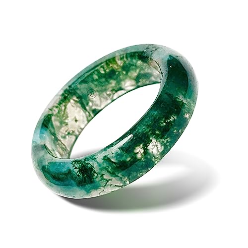 Maya Stone Band Collection - Carmela Moss Agate
