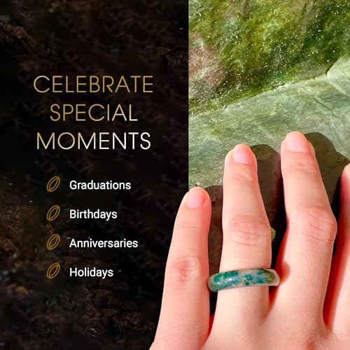 Maya Stone Band Collection - Carmela Moss Agate