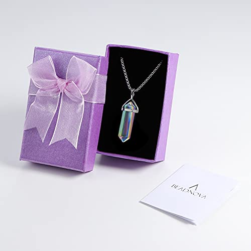 Rainbow Hematite Gemstone Necklace for Women and Men