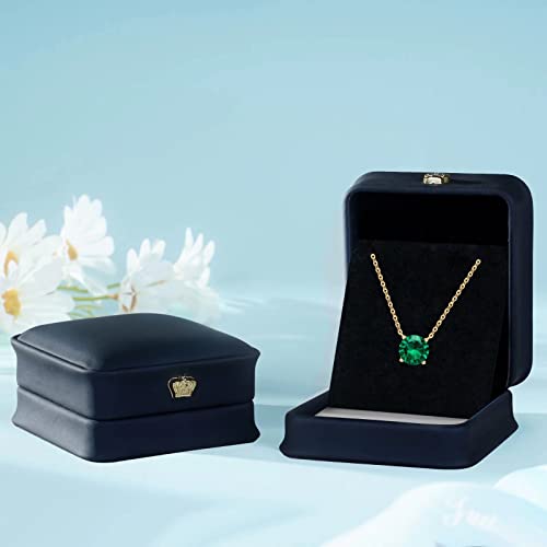Ursilver Alexandrite Heart Necklace – June Birthstone Gift