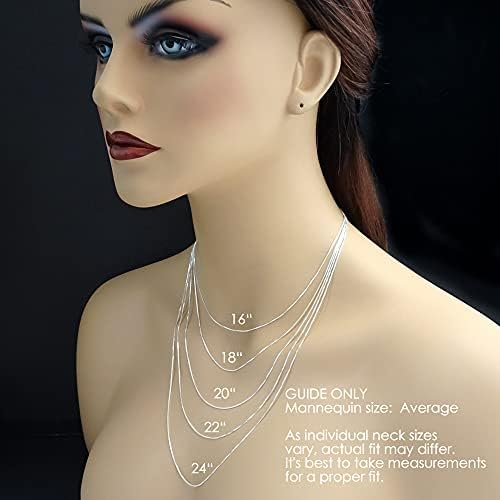 Sterling Silver Black Onyx Pendant Necklace (18 inches)