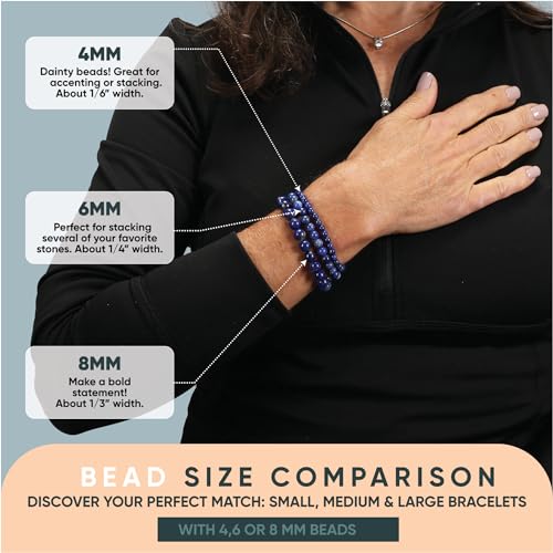 Citrine Gemstone Beaded Bracelets - Small Size