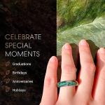 Maya Stone Band Collection - Carmela Moss Agate