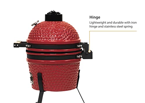 VESSILS 9.8" Kamado Charcoal Grill on Tall Stand