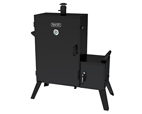 Dyna-Glo Wide Body Vertical Offset Charcoal Smoker,Black