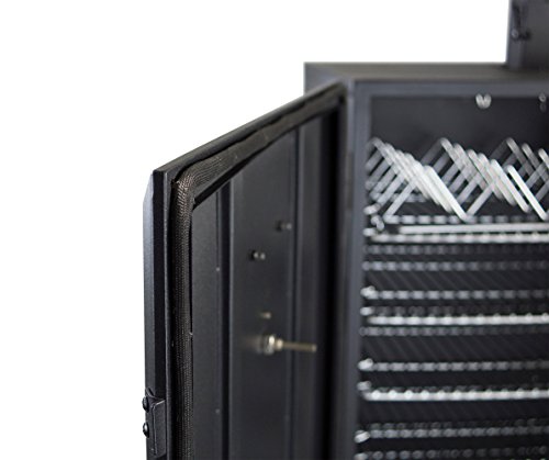 Dyna-Glo Wide Body Vertical Offset Charcoal Smoker,Black