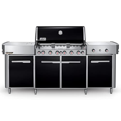 Weber Summit Black Gas BBQ Smoker Grill Center