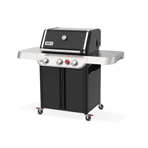Genesis E-325 Black Propane Grill Smoker