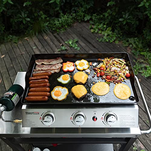 Royal Gourmet 3-Burner Portable Gas Grill with Griddle