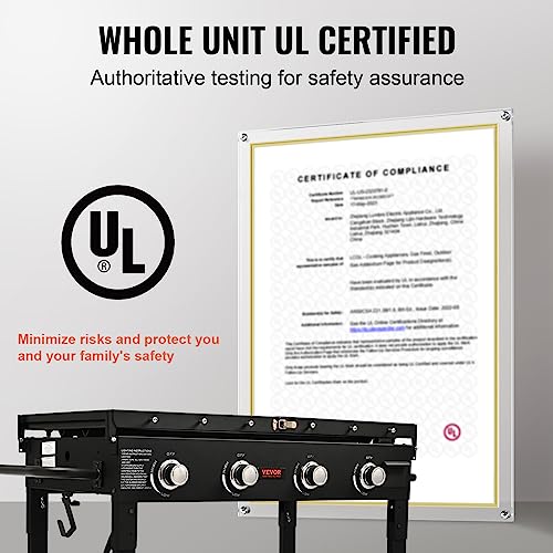 36" Heavy Duty Propane Cart Griddle, Outdoor Cooking Station