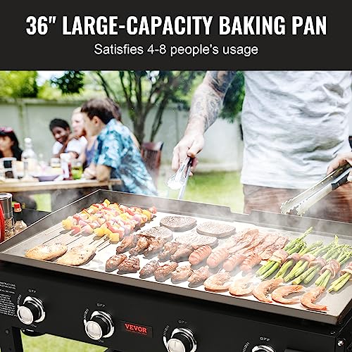 36" Heavy Duty Propane Cart Griddle, Outdoor Cooking Station