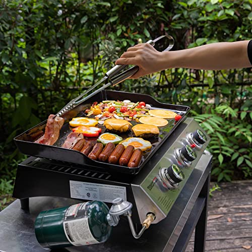 Royal Gourmet 3-Burner Portable Gas Grill with Griddle