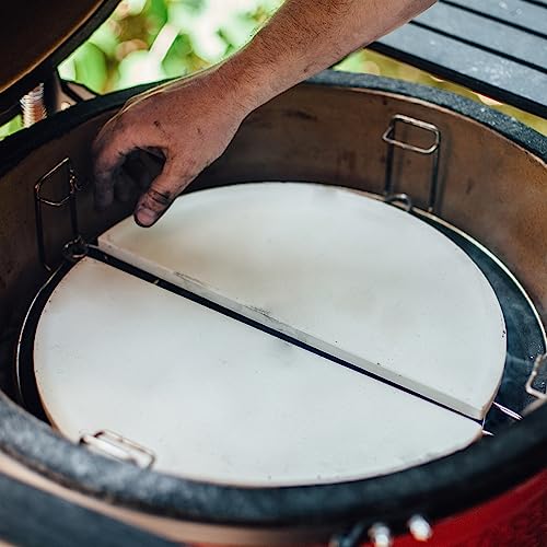 Kamado Joe Classic Joe Heat Deflector Plates, White