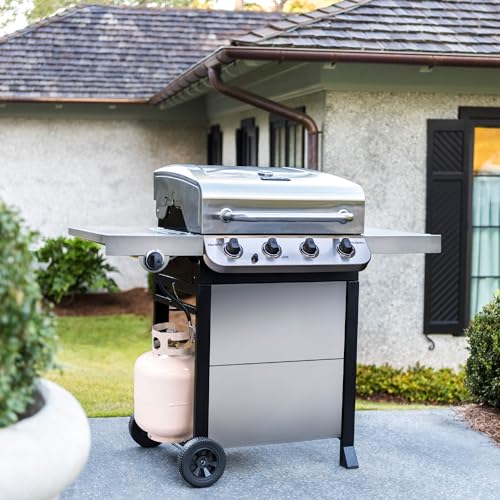 Char-Broil 4-Burner Propane Gas Stainless Steel Grill