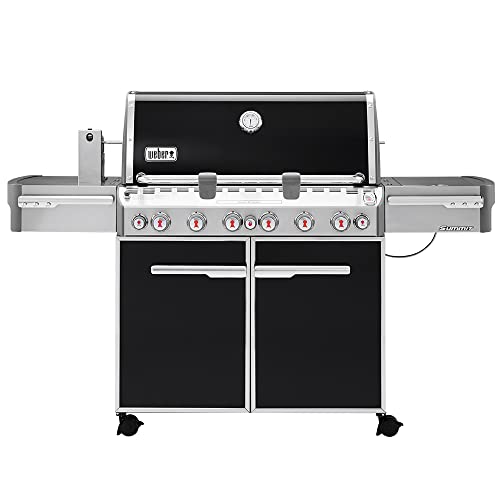 Weber Summit E-670 6-Burner Propane Grill, Black