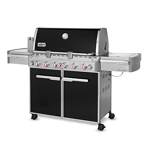 Weber Summit E-670 6-Burner Propane Grill, Black