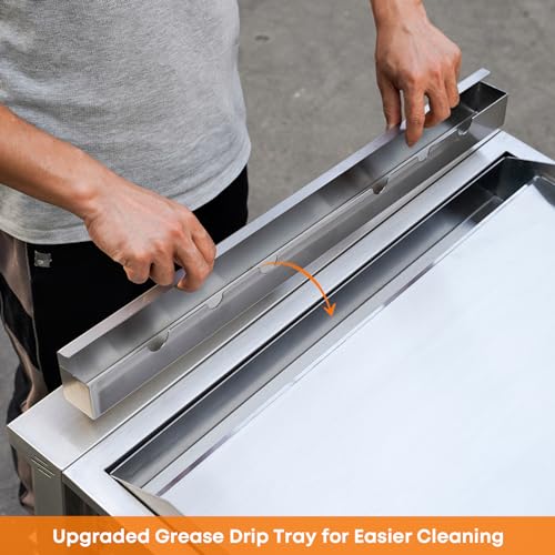 Stanbroil 28" Premium Built-In Propane Griddle for BBQ