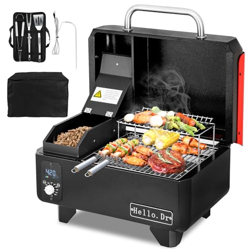 Portable Wood Pellet Grill & Smoker for RV Tailgating