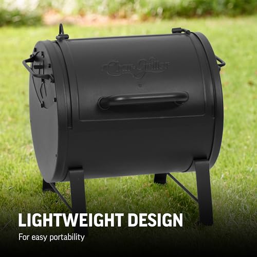Char-Griller Portable Charcoal Grill with Side Fire Box