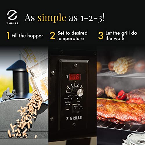Z Grills ZPG-450A 2024 Upgrade Pellet Grill Smoker