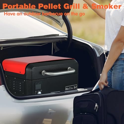 Portable Wood Pellet Grill & Smoker for RV Tailgating