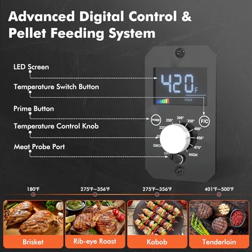 Portable Wood Pellet Grill & Smoker for RV Tailgating