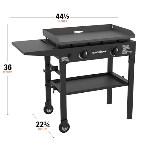 Blackstone 2-Burner Propane Gas Grill Griddle, Outdoor Station