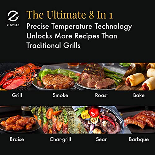 Z Grills ZPG-450A 2024 Upgrade Pellet Grill Smoker