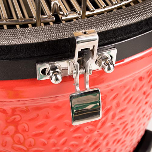 Kamado Joe Classic III 18" Charcoal Grill, Red