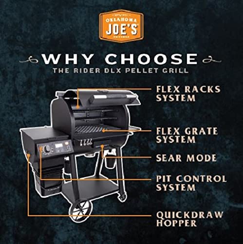 Oklahoma Joe's Rider 1200 DLX Pellet Barbecue Grill
