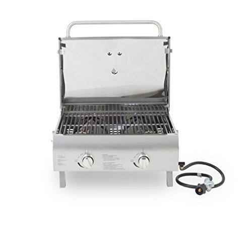 Pit Boss Stainless Steel Portable Two-Burner BBQ Grill