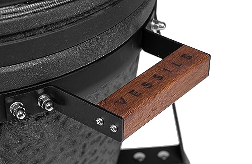 VESSILS Fleet Kamado Charcoal Grill Set - 13.4" Black