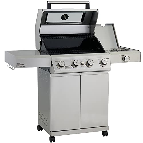 Monument Grills 4-Burner Propane Gas BBQ with LED Controls