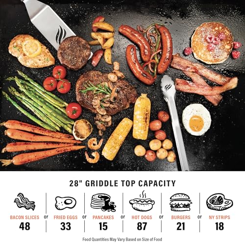 Blackstone 2-Burner Propane Gas Grill Griddle, Outdoor Station