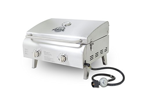 Pit Boss Stainless Steel Portable Two-Burner BBQ Grill