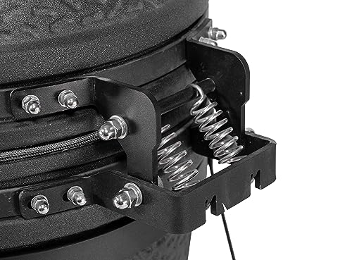 VESSILS Fleet Kamado Charcoal Grill Set - 13.4" Black