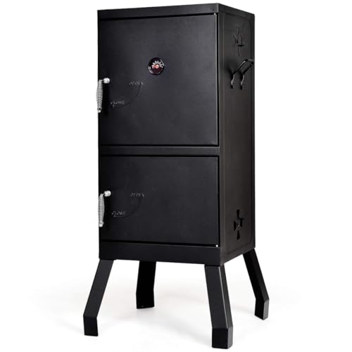 DORTALA Vertical Charcoal Smoker with Chrome-plated Nets