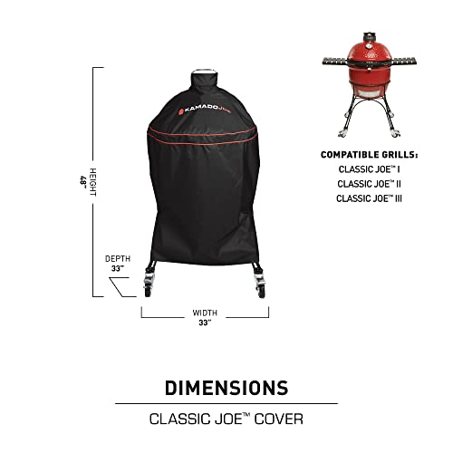 Kamado Joe Classic Joe 18" Grill Cover, Black