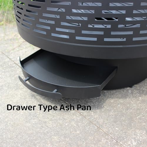 OutVue 26" Wood Burning Fire Pit & Grill Table