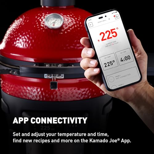 Kamado Joe Large Wood Pellet Grill, 18-inch, Red