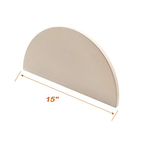 Kamado Joe Classic Half-Moon Ceramic Heat Deflector Plates
