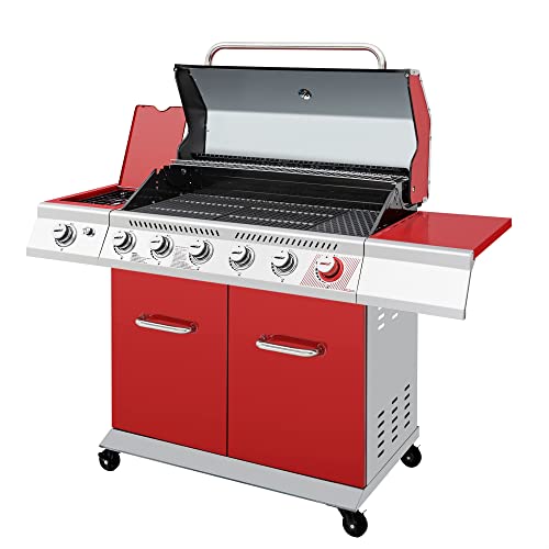 Royal Gourmet GA6402R 6-Burner Gas BBQ Grill