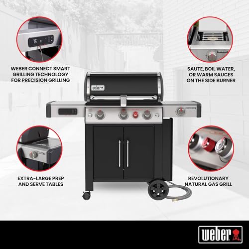 Weber Genesis II EX-335 Gas Grill in Black