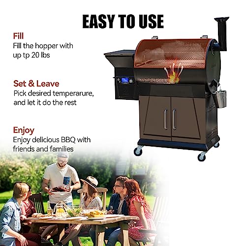 Z GRILLS 2023 Pellet Grill Smoker with PID