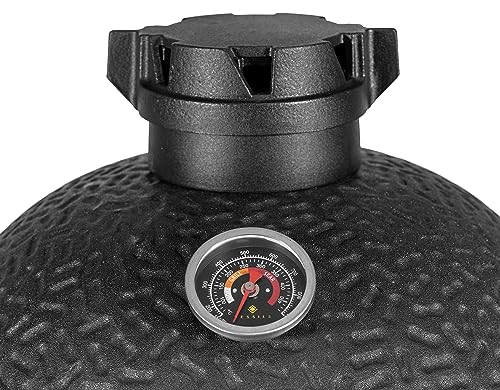 VESSILS Fleet Kamado Charcoal Grill Set - 13.4" Black