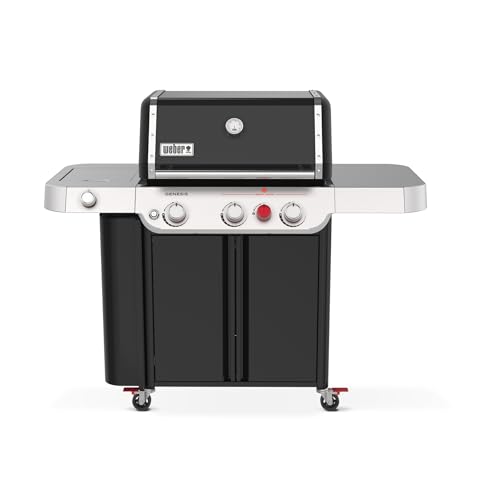 Black Genesis E-335 Gas BBQ Grill for Propane