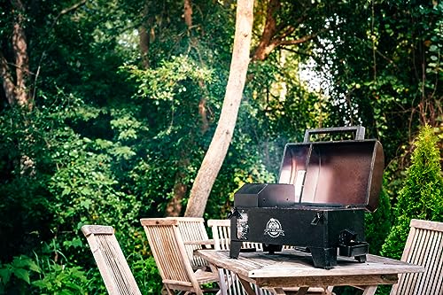 PIT BOSS Table Top Wood Grill with Temp Control